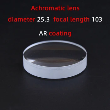 Diameter25.3 Židinio length103 achromatinis objektyvas gamyklos užsakymą teleskopo objektyvo didinamąjį stiklą, įvairių dydžių