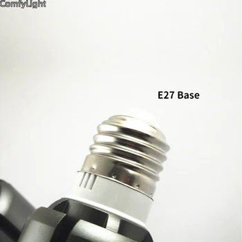 LED, COB Lemputė Ryškus Apšvietimas E27 110V, 220V, 230V AC Šiltai Balta Juoda kelio Lemputės 5W 7W lempa 12W Lengva įdiegti apšvietimo Turėtojas