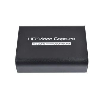 1080P 4K 60Hz HDMI Video Capture Card HDMI USB 3.0 Vaizdo Įrašymo Lange PC Žaidimas Live Transliacijos Vaizdo įrašymo Mic In, Audio Out