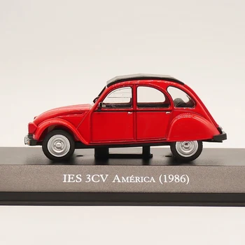 Ixo 1:43 IES 3CV Amerikos 1986 Diecast Modelio Automobilių Metalo Žaislas