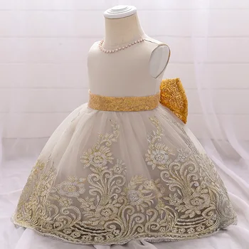 Squnined Lankas Diržo Perlų vėrinį Siuvinėjimo Gėlių vaikų drabužiai mergaitėms Vestuvių vasaros suknelė платье 2021 Kamuolys Suknelė be Rankovių