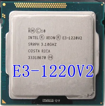 Intel Xeon E3-1220 V2 e3 1220 V2 3.1 GHz, 8MB 4 Core 1333MHz SR0PH LGA1155 CPU Procesorius E3 1220V2
