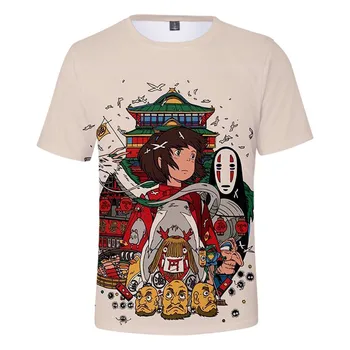 Spirited Away Marškinėliai Vyrams, Moterims Vaikas Marškinėlius Studio Ghibli Hayao Miyazaki Chihiro Japonų Anime T-shirt