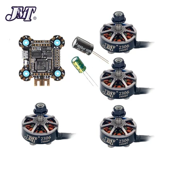 JMT F722 Betaflight Skrydžio duomenų Valdytojas 3-4S OSD 30x30mm Su 2306 2400KV Brushless Motors
