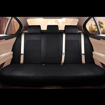 AutoDecorun 14PCS/Set natūralios Odos Sėdynių užvalkalai už Subaru Impreza 2016 2018-2020 Priedai Sėdynės Padengti Apsaugos