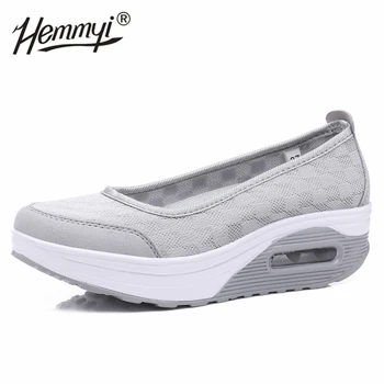 Hemmyi Naujų 2020 m. Moterų storio-soled batai vasaros mados atsitiktinis Purtyti batai sponge cake viena pagalvėlė batai platformos sportbačiai