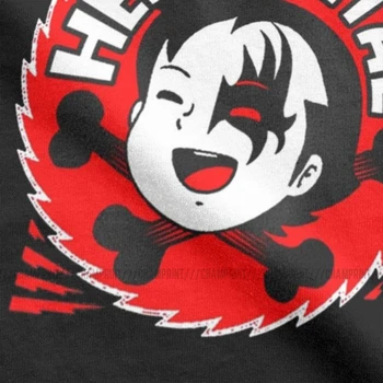 Vyriški Heidi Metalo Juokinga T Shirts Alpių Ožkos Anime Grynos Medvilnės Drabužius Unikalus Trumpas Rankovės O Kaklo Tees 4XL 5XL T-Shirt