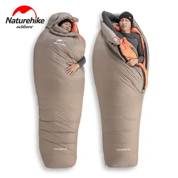 Naturehike -21℃ Mumija Šiltas miegmaišis Žąsų Žemyn 750FP Sustorėjimas Žiemos miegmaišį Pėsčiųjų Vandeniui Šilumos Laipiojimo Serija
