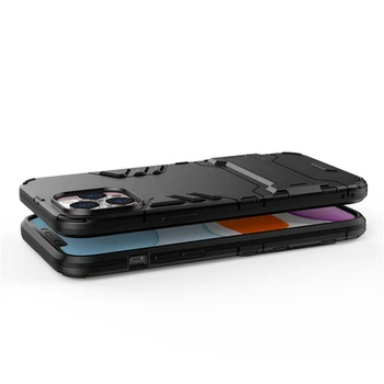 IPhone 12 Mini pro 11 Max Hibridas atsparus smūgiams 3D Kietas Šarvai Hard Case For iPhone X XS MAX XR 8 7 6 6 s plius 