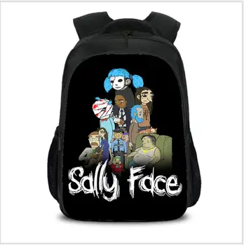 Sally Veido Priedai harajuku backbag Juokinga Kuprinė Anime Kpop Idol mochilas Hip-Hop Paauglys Mokyklos maišą cool mados krepšiai