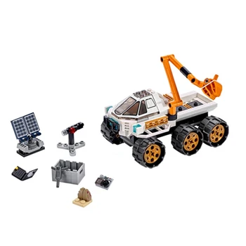 2020 Naujos Miesto Erdvės Rover Bandymų Ratai Blokai kit Plytų Raketų transporto priemonės Kosmonautas Modelis Vaikams, Žaislai Vaikams, dovana