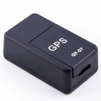 GPRS Mini Vyresni Vaikai Stebėjimo Locator GF07 GSM Automobilių GPS Locator Tracker Anti-Lost Įrašymo Sekimo, Valdymo Balsu Gali Recor