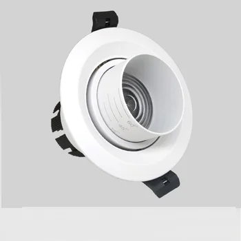 LukLoy Zoom Prožektorius LED Lubų Įterptųjų COB (Chip Downlight Meno Galerija Reguliuojamas Focus 