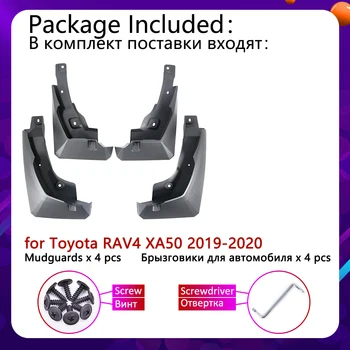 Toyota RAV4 XA50 2019 2020 2021 Purvasargių Mudflap Sparnas Purvo Atvartais Splash Atvartu Apsaugai Priekiniai Galiniai Varantys Purvinas Automobilių Reikmenys