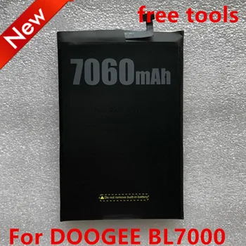 Top Brand Naujas 7060mAh BL7000 Baterija DOOGEE BL7000 Baterijas + nemokamas gfit