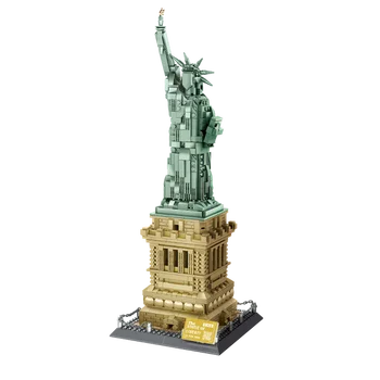 Kūrėjas Kūrimo Bloką JAV Architektūros Laisvės Statula Švietimo Plytų Žaislas