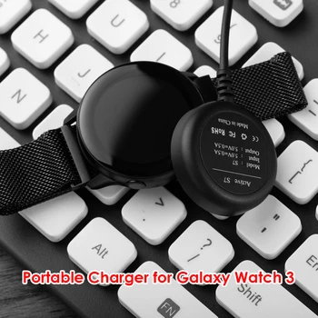 1m Sporto Žiūrėti Wireless Charging Dock Laidas Smart Apyrankę USB Maitinimo Lopšys Greitas Įkroviklis, skirtas Samsung 
