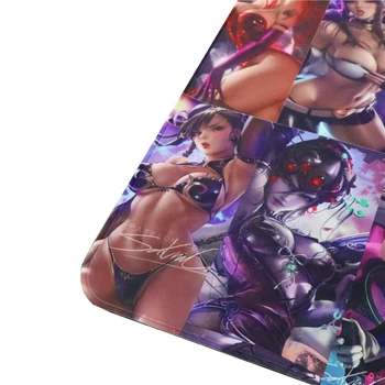 Custom didelis žaidimų pelės mygtukai anime LOL KDA seksuali mergina kilimėlis xl League of Legends NieR:Automatai