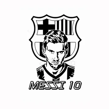 Krepšinio Messi nuimamas atsparus vandeniui sienų lipduko kambarį