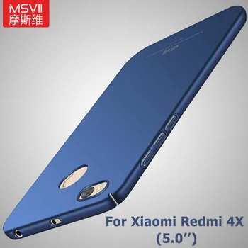 MSVII Atvejais Xiaomi Redmi 4x Padengti Xiaomi Redmi 4x Pro Atveju Xaomi Redmi 4 x Silm PC šveitimas padengti Xiaomi 4x Atvejais 5.0