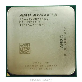 AMD Athlon II X4 641 2.8 GHz Quad-core CPU Procesorius AD641XWNZ43GX Socket FM1