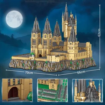 16060 Filmą Namo Architektūra Hogwart Pilis Magijos Mokyklos Pastato Blokus Rinkinys Vaikams, Žaislai, Vaikams, Dovanų Plytos