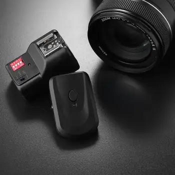 16 Kanalų Belaidis Nuotolinio Flash Trigger Synchronizer Imtuvas Siųstuvas Canon Nikon DSLR Fotoaparatas Mirksi Foto Priedų
