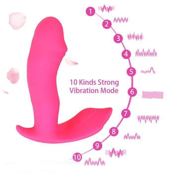 OLO Šildymo Vibratorius Makšties Masažas Nešiojami Dildo Klitorio Stimuliatorius 10 Režimą ir Nuotolinio Valdymo Balsu Sekso Žaislai Moteris
