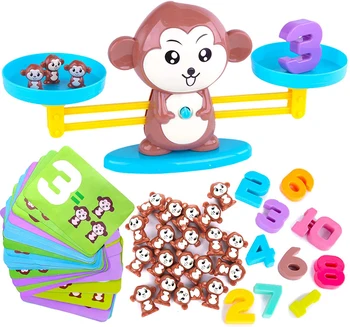 Beždžionė Balansas Kietas Matematikos Žaislas Žaidimas, Mergaičių ir Berniukų, Įdomus, Švietimo, Vaikų Dovana & Vaikams Žaislas KAMIENINIŲ Mokymosi Žaislas