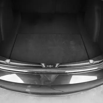 Už Tesla Model 3 17-20 Anglies Pluošto oda Vidinis Galinio Buferio Guard Palangės Plokštės