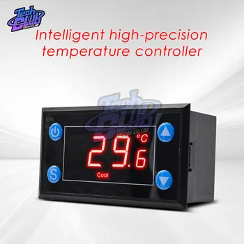 Aukšto Tikslumo Smart LED Skaitmeninis Temperatūros Reguliatorius AC 110 -220V, NTC Thermistor Jutiklis Zondas Inkubatorius W1211 Termostatas