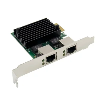 PCI Express RTL8125 PCIE LAN 10/100/1000M/2.5 G dual-port Tinklo Adapteris
