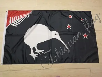 Custom 90x150cm Naujosios Zelandijos Vėliava Kiwi vėliavos su sandariklio dangtis, lauko ir vidaus reklama, vėliavos