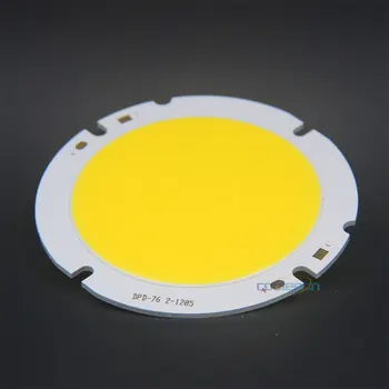 10vnt/daug Suapvalintas LED, COB (Chip On Board 76MM Skersmens 20W 30W Apskrito LED Lempa 30 V Šiltas Natūralus Šaltojo Baltos Spalvos, Apšvietimas, Lemputės