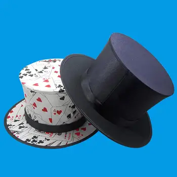Magas Juoda Lankstymo Top Hat Išardomi Pavasario Magija Gudrybės Esminiai Pasiūlymo Etape Priedai Gudrybė
