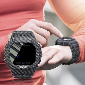 LOKMAT Vandenyno Smart Watch Vyrų Fitneso Tracker Kraujo Spaudimas Pranešimą Stumti Širdies ritmo Monitorius Laikrodį Smartwatch Moterys, Skirta 