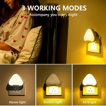 LED Naktį Lemputė su Nuotolinio Valdymo Sienos Lempos šviesos srautą galima reguliuoti Vaikų Dovanų Žibintų Miegamojo Lovos Žibintai Akių Apsauga naktinė lempa