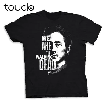 Naujas Atvykimo Vyrų Mados We Are The Walking Dead Glenn Rhee vyriški T-shirt, TWD Grafinis Tee cool marškinėliai