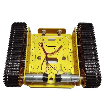 RC Važiuoklės Smart Bako Robotas Važiuoklės Arduino Metalo Roboto Stebimi Važiuoklės wWth Aliuminio Bakas Važiuoklės Rėmo Bakas, 
