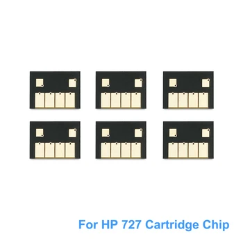 HP 727 Kasetė Chip Naujų Atnaujinti HP727 Chip HP DesignJet T920 T930 T1500 T1530 T2500 T2530 Spausdintuvas (PBK C M Y GY MBK)