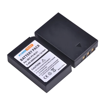 2vnt BLS 1 BLS1 BLS-1 Įkraunamas Baterijas + LCD USB Kroviklis skirtas OLYMPUS E-PL1 E400 E410 E420 E450 E620 E-P1 E-P2 Baterija