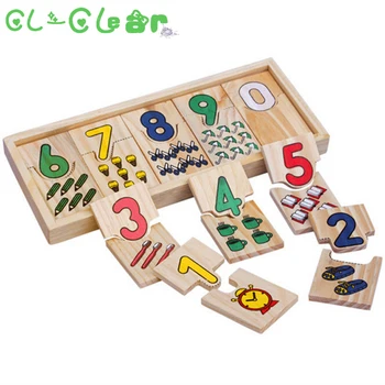23*9*2cm Montessori Žaidimas Vaikystės Mokymo Logaritminis Atitikimo Plokštės Skaičiavimas Skaitmeninis Matematinis Švietimo Žaislai