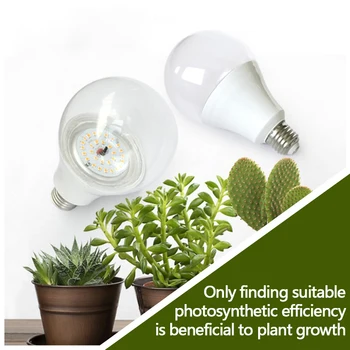 Augalų Augimo Lempos LED15W Visą Spektrą Augalų Užpildyti Lemputes, Dirbtinė Saulė, Gėlių Augimo Šviesos Sultingi Auginimo Lempos