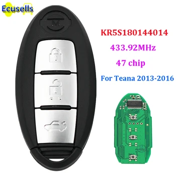 3 mygtukai 433.92 Mhz 47 Elektros chip S180144017 auto smart automobilių nuotolinio rakto pakabuku už 