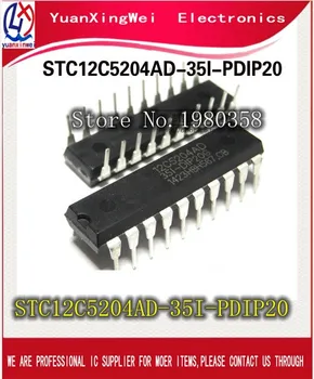 STC12C5204AD-35I-PDIP20 STC 12C5204AD 35I-PDIP20 STC12C5204AD 35I PDIP20 MCU IC 10vnt/daug