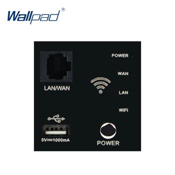 Wallpad Sienos Įtaisytą Maršrutizatoriaus Wifi Kartotuvas USB Įkroviklis Funkcijos Klavišą Moduler tik 52*52mm