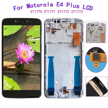 Patikrintas Motorola Moto E4 Plius XT1770 XT1771 XT1772 XT1773 LCD Ekranas Touch Ekrano Rėmelis skaitmeninis keitiklis Asamblėjos Pakeitimo