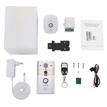 Belaidžio WIFI Vaizdo Doorbell HD Domofonas Matomas Stebėti Naktinio Matymo Protingas Doorbell PIR Judesio Aptikimo Nuotolinio Valdymo