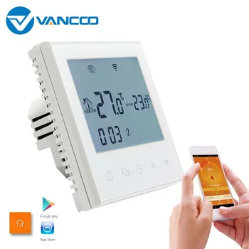 Vancoo Smart Termostatas 220V Elektros Šildymo Thermoregulator Wifi Underheating Temperatūros Reguliatorius Darbui su Beok APP