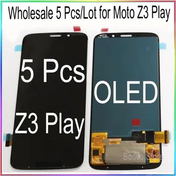 Didmeninė 5 Vnt./daug Moto Z3 Žaisti LCD Ekranas su Touch 